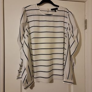 Eloquii Striped Blouse
